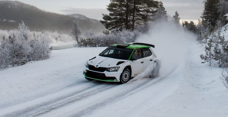 ŠKODA Motorsport slaví po jedenácti letech comeback na mistrovství světa v rally ve Švédsku