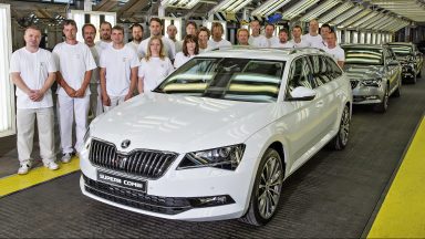 Nová ŠKODA Superb Combi: Zahájení výroby v Kvasinách