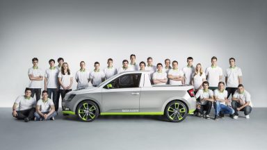 Učňovský koncept, který pobaví: Pickup ŠKODA FUNstar