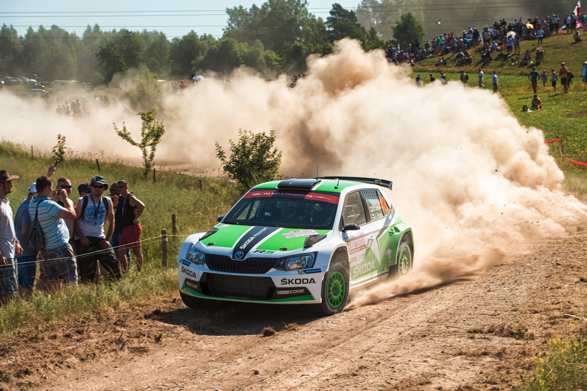 Polská rally: ŠKODA drží první dvě místa ve WRC 2 - Škoda Storyboard