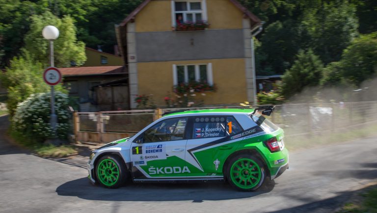 Rally Zlín: Kopecký out to wrap up first title for the ŠKODA works team with the Fabia R5