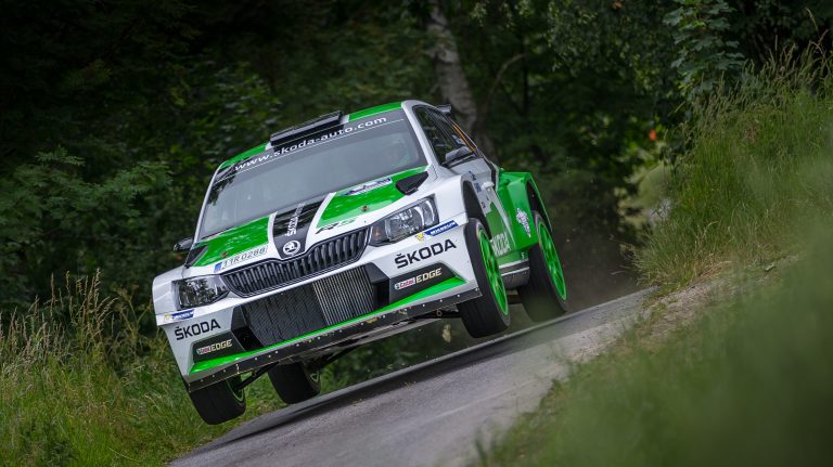 Rally Bohemia: ŠKODA continues winning streak with the Fabia R5 at home event