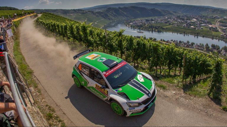Rally Germany: Jan Kopecký leads WRC 2 in the ŠKODA Fabia R5