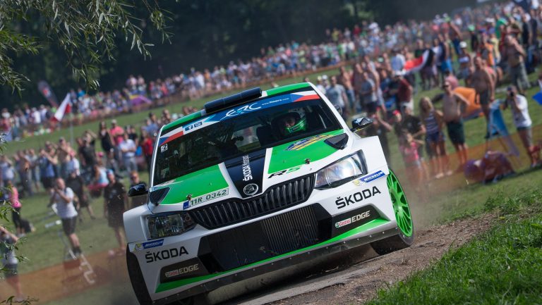 Kopecký dominates Europe’s best in the ŠKODA Fabia R5