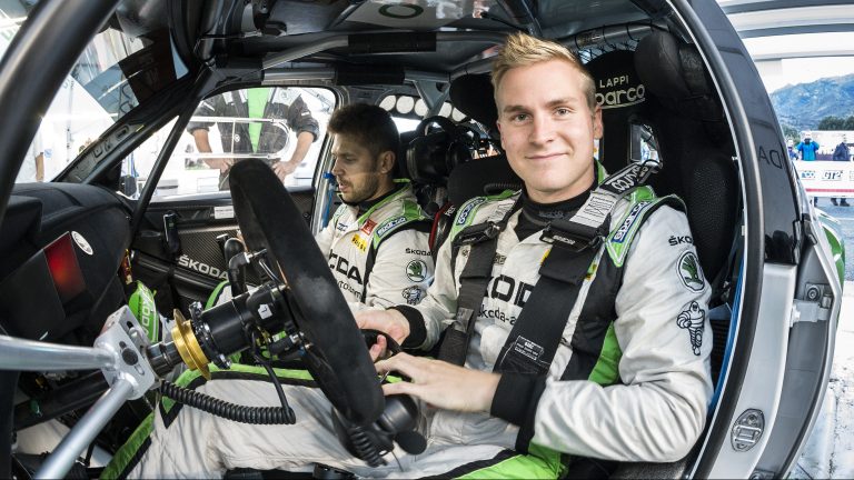 Second place on Corsica: Lappi continues ŠKODA's run of success in the WRC 2