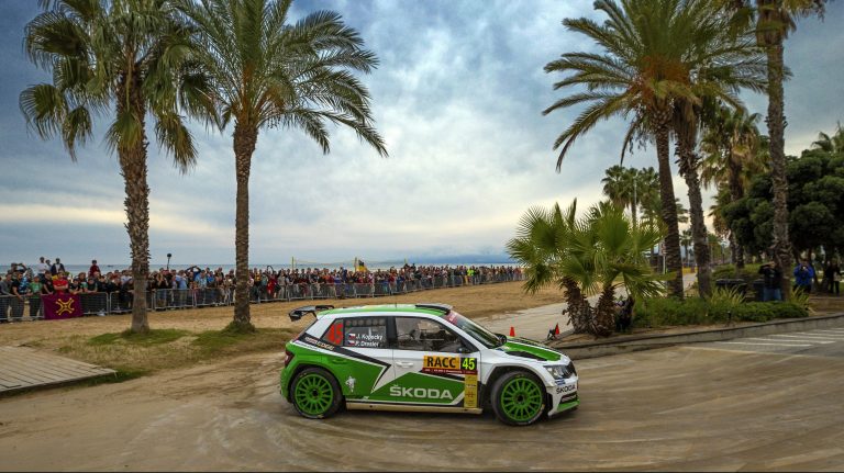Rally Spain: ŠKODA claims one-two with Tidemand and Kopecký