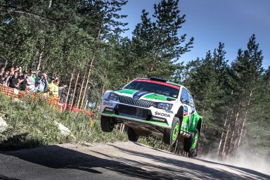 Full throttle ahead: ŠKODA extends lead further at the Rally Finland