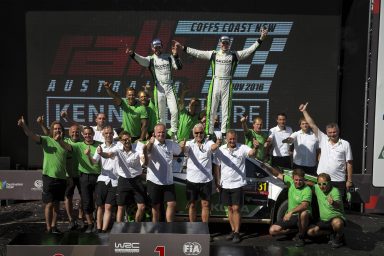 Historic day for ŠKODA in the WRC 2: Lappi/Ferm claim World Champion title