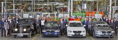 ŠKODA produces one million SUPERBs and 250,000 of the third generation