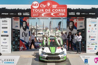 Tour de Corse: Convincing win for Andreas Mikkelsen ŠKODA claims top two spots in the WRC 2 table