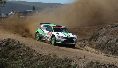 Rally Portugal: Andreas Mikkelsen in a class of his own, leading WRC 2 in a ŠKODA FABIA R5