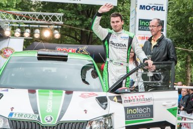 Rally Český Krumlov: Hattrick win for Jan Kopecký and ŠKODA