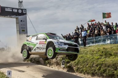 Rally Portugal: Victory for Pontus Tidemand and ŠKODA – last minute drama for Andreas Mikkelsen