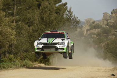 Rally Italia Sardegna: Kopecký/Dresler increased WRC 2 lead moving into ninth overall with ŠKODA FABIA R5