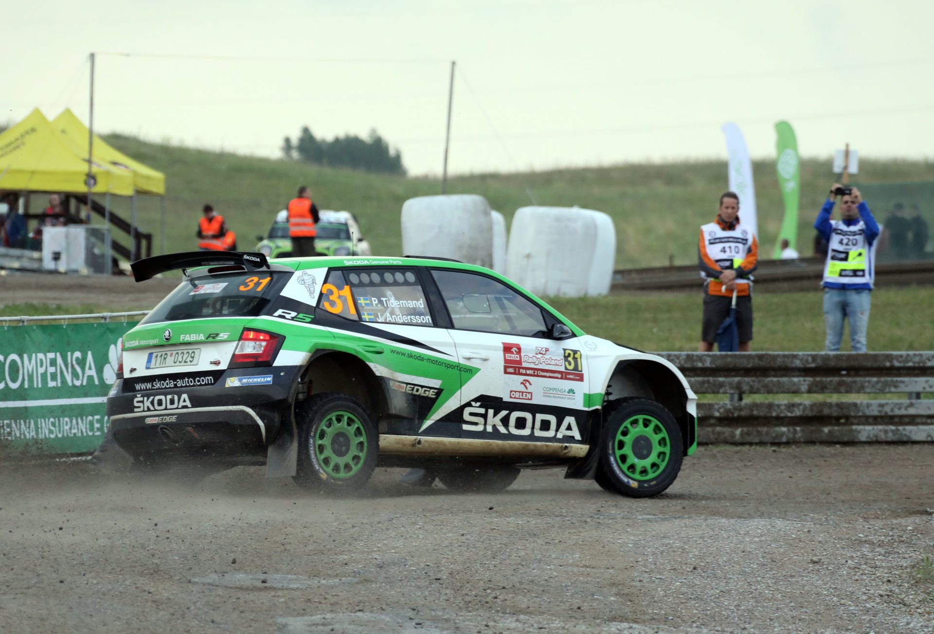 Rallye Polen: Doppelführung für ŠKODA in der WRC 2 Ole Christian Veiby ...