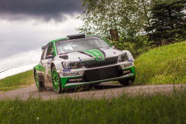 Rally Bohemia: Kopecký/Dresler secured third title in a row with win at the home event of ŠKODA