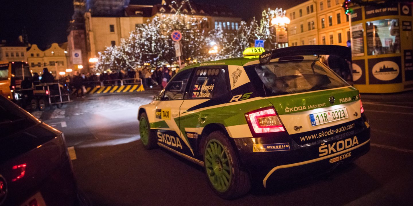 Taxi, Taxi! The Zesty FABIA R5 Raced Passengers through Prague