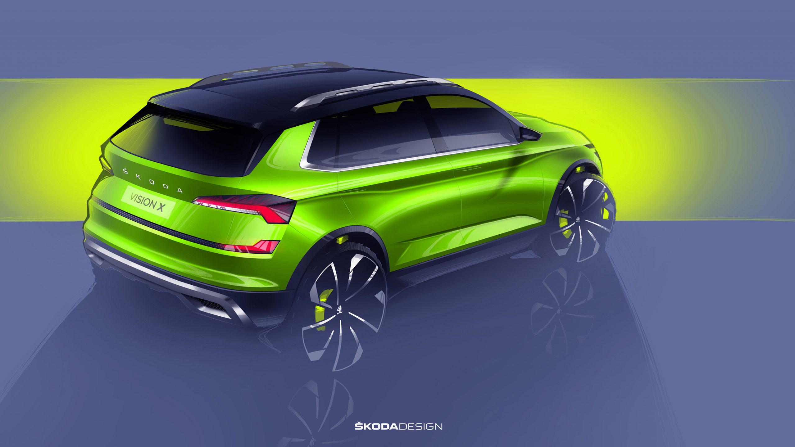 ŠKODA VISION X Design sketch. - Škoda Storyboard