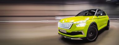 ŠKODA VISION X in Motion for the First Time