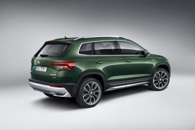 Fully equipped for off-road driving: the ŠKODA KAROQ SCOUT