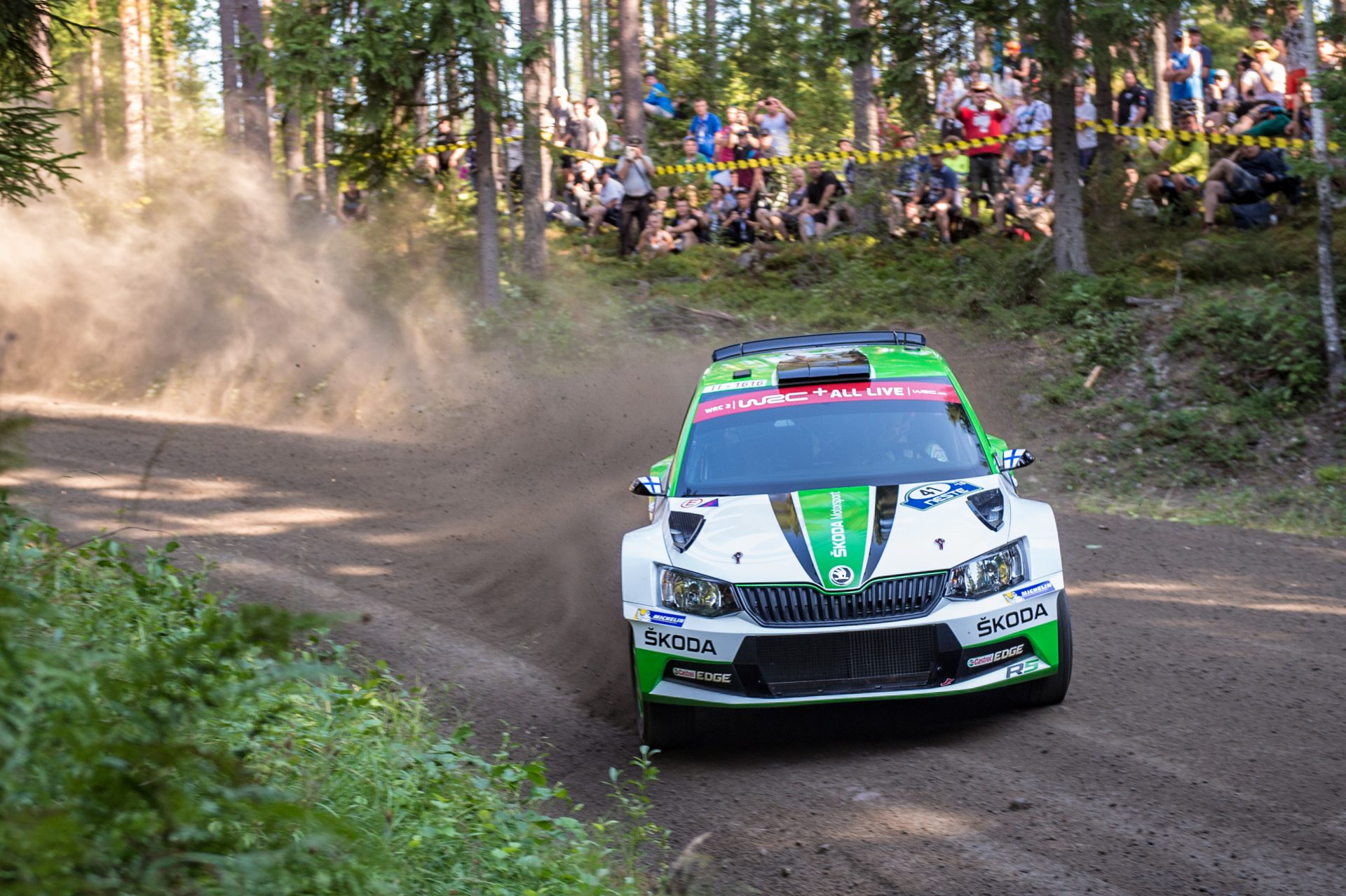 NESTE Rally Finland: Kalle Rovanperä and ŠKODA leading WRC 2, O.C ...