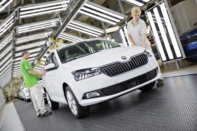Production of revised ŠKODA FABIA begins in Mladá Boleslav