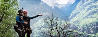 Miss Peaches on the Road: Canyoning in Switzerland