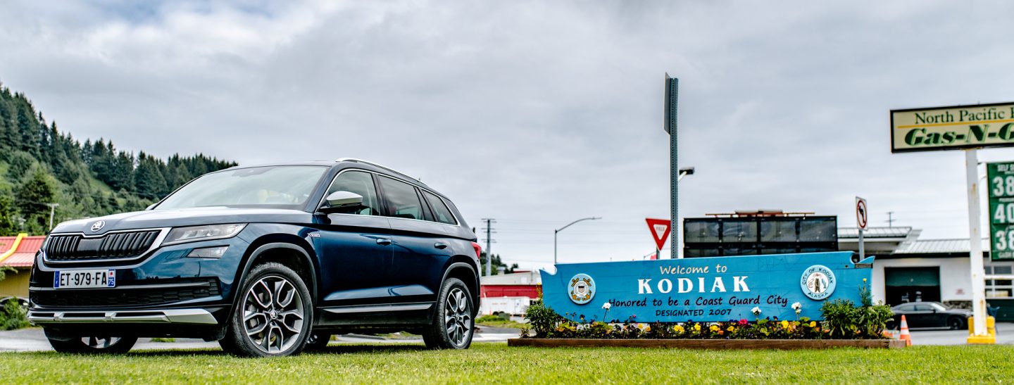 A KODIAQ on KODIAK Island