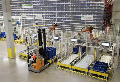Innovative parts logistics at ŠKODA AUTO Kvasiny plant optimises efficiency and workplace safety