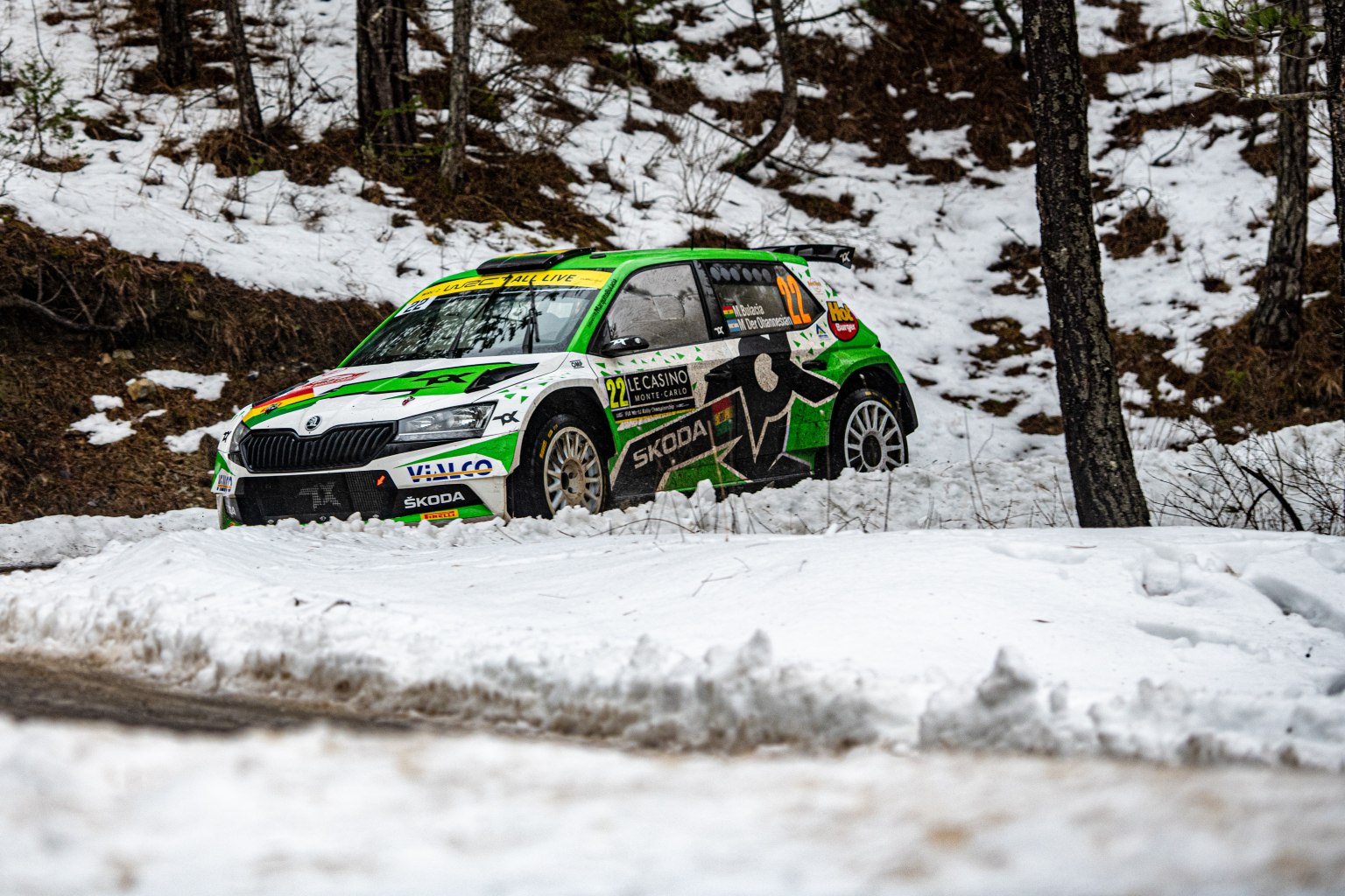 Rally Monte Carlo 2021 Škoda Storyboard