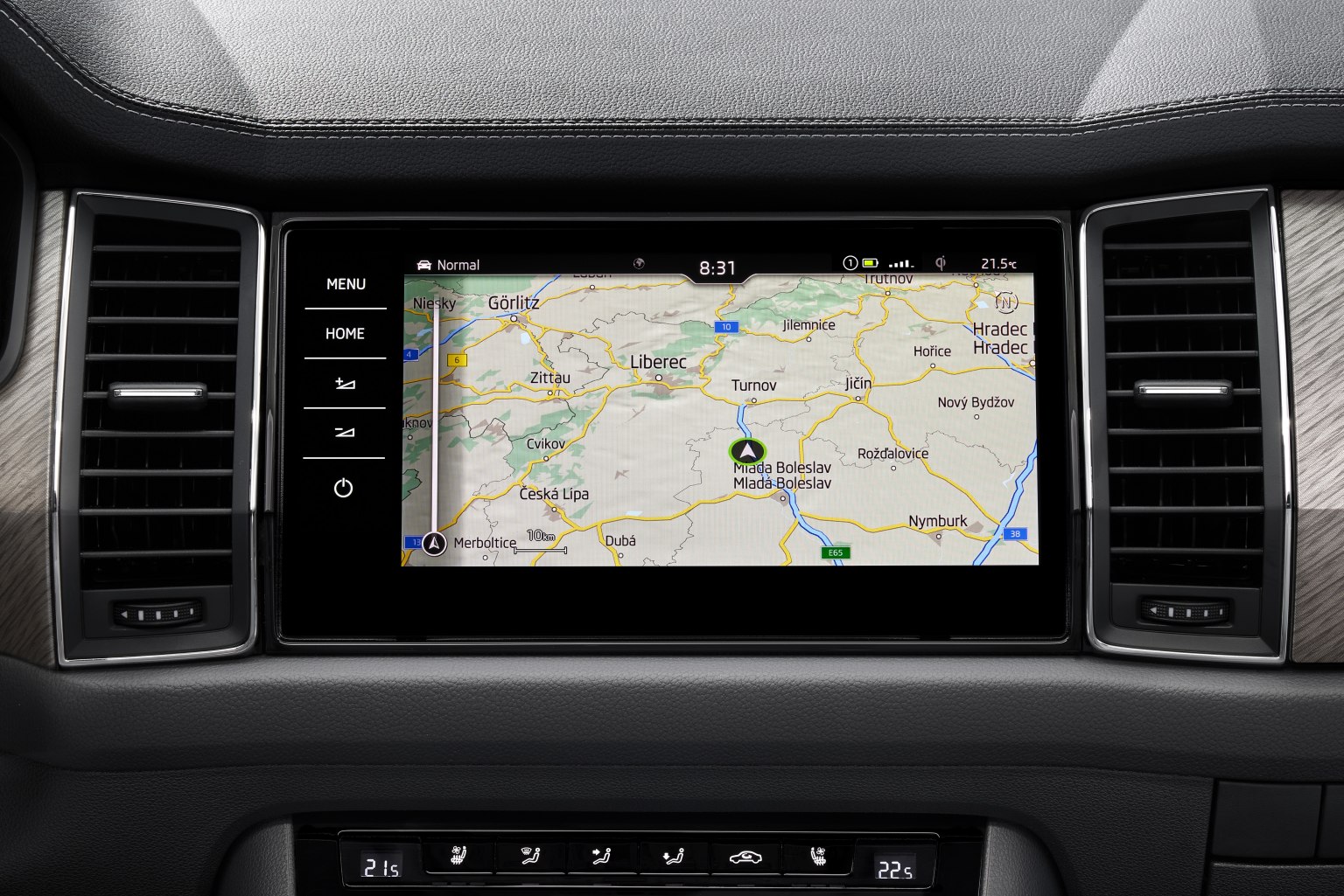 Система infotainment skoda