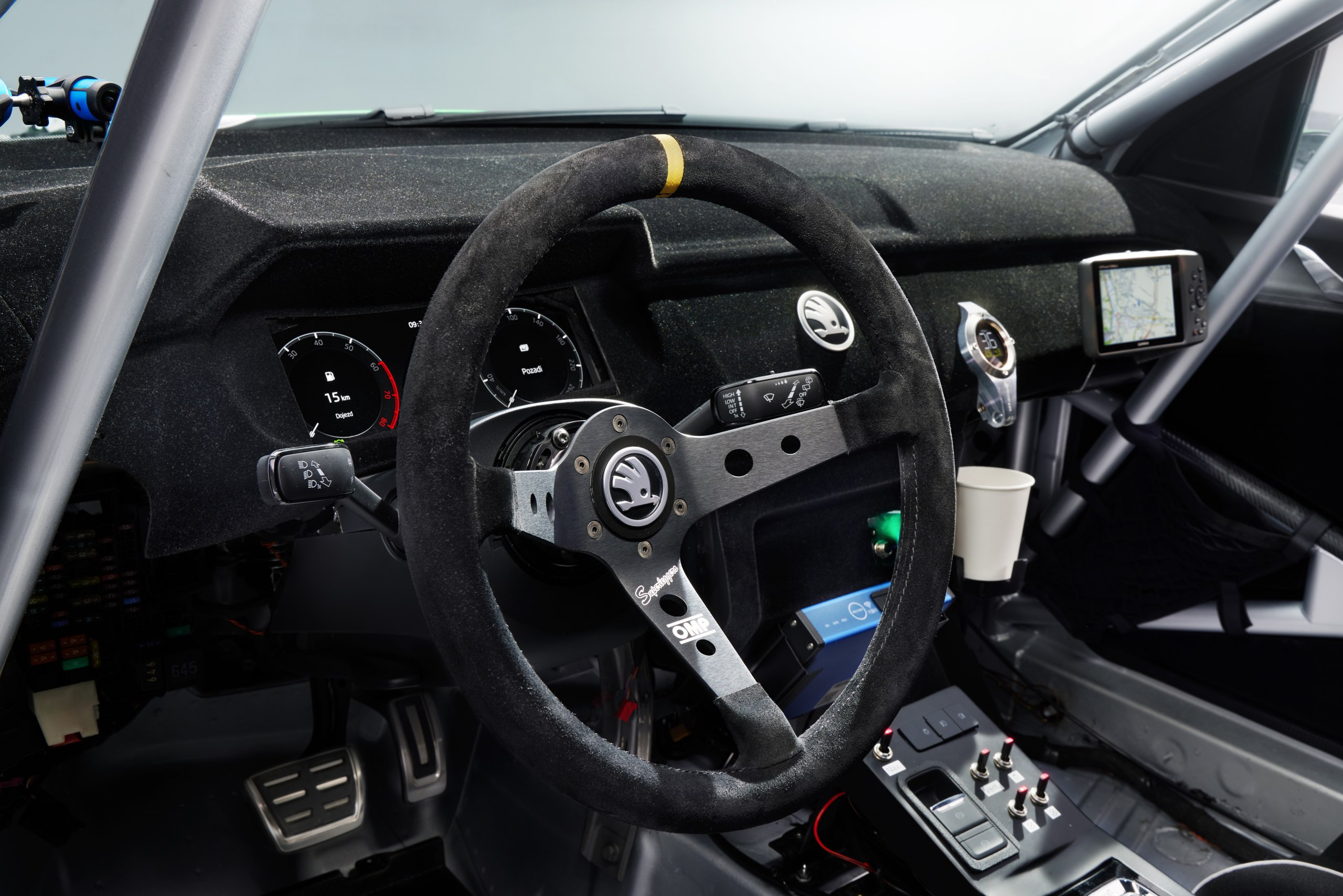 The Steering Wheel And Instrument Panel Come From The KODA FABIA the-steering-wheel-and-instrument-panel-come-from-the-koda-fabia