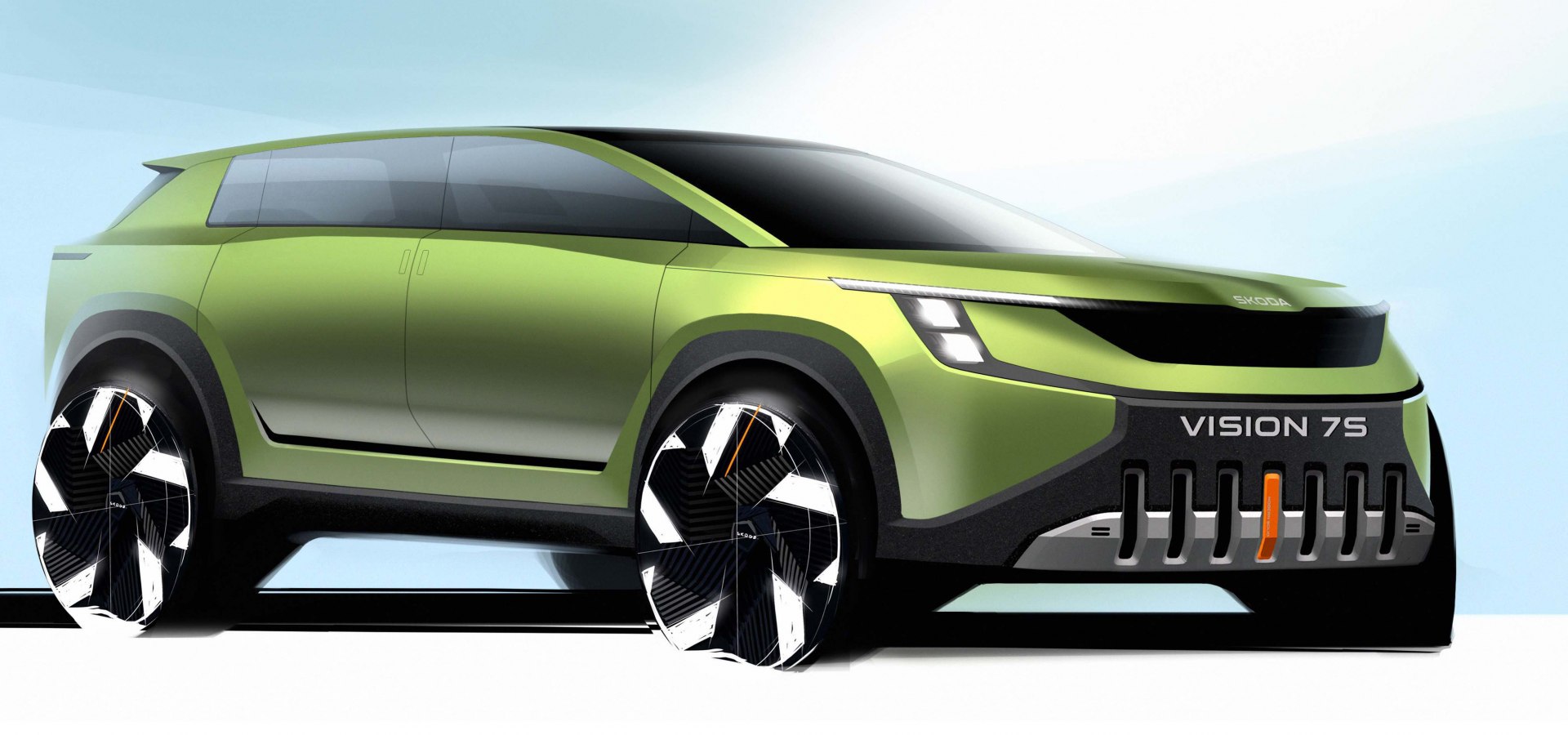 ŠKODA VISION 7S: Preview of new design language and 600+ km range ...