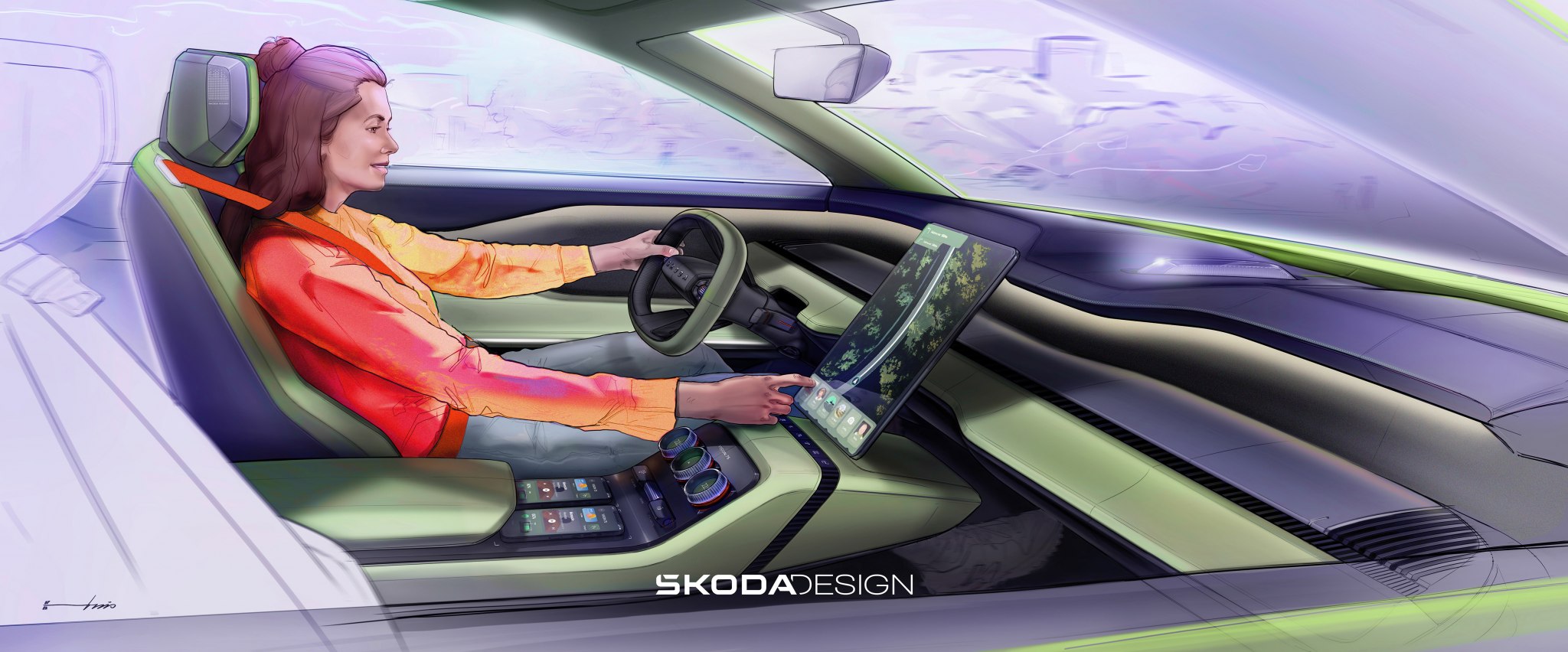 ŠKODA AUTO I Concept study VISION 7S - Škoda Storyboard