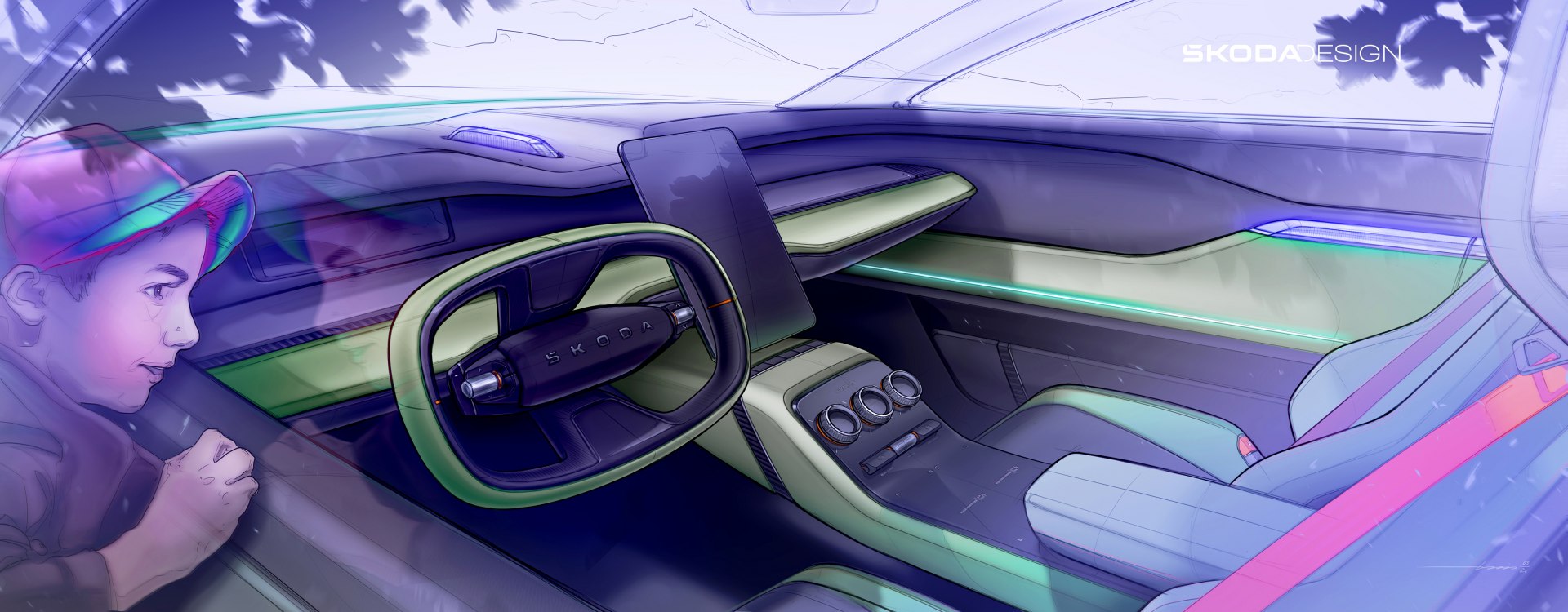 ŠKODA AUTO I Concept study VISION 7S - Škoda Storyboard