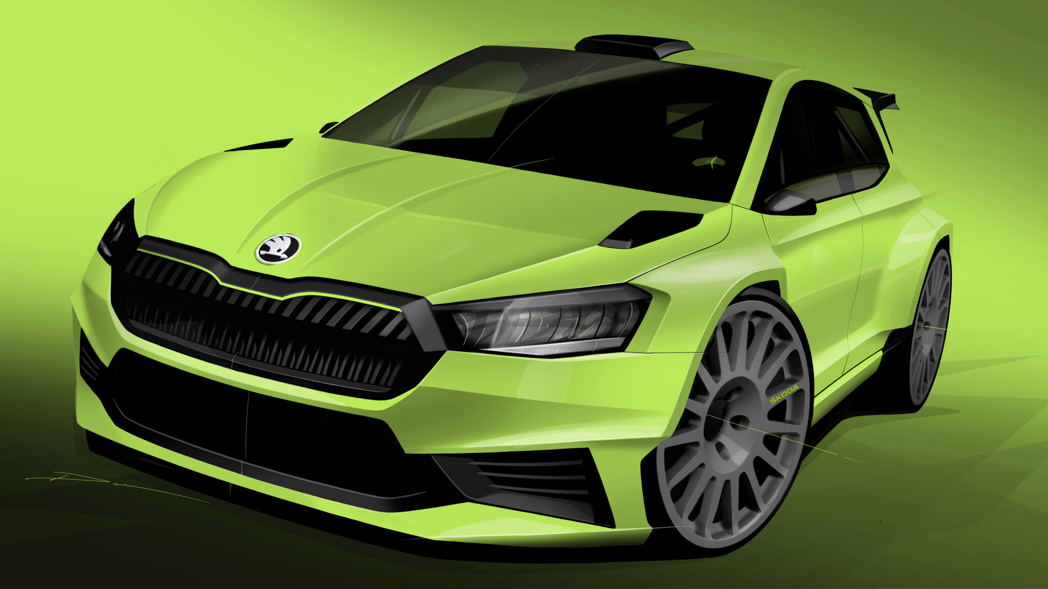  KODA FABIA RS Rally2 Neu Entwickeltes Erfolgsmodell KODA Storyboard
