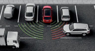 Schöner Parken mit modernsten Features von Škoda Škoda Storyboard