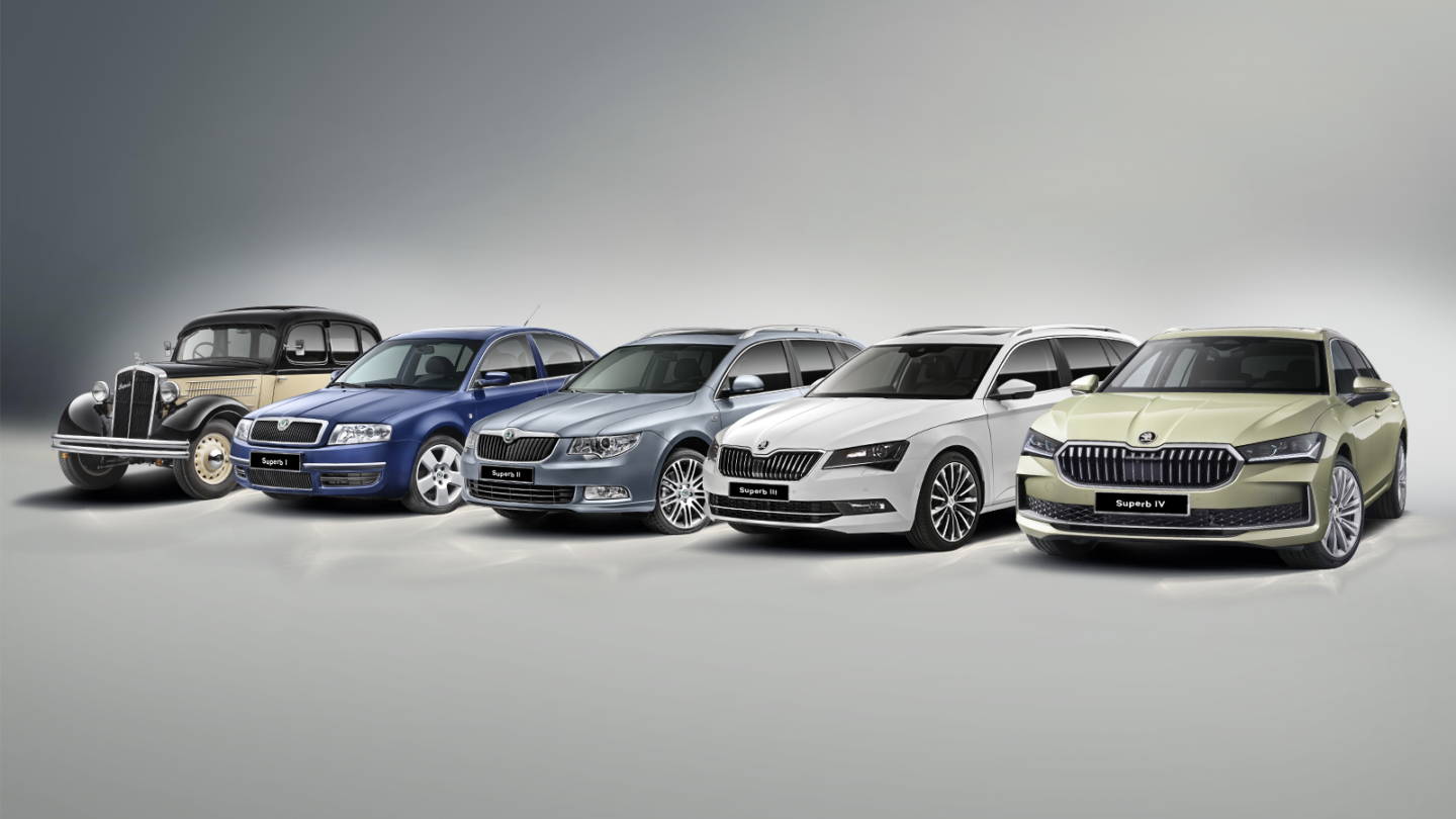 Set De Pare-Soleil Sur Mesure Pour Skoda SuperB IV Kombi 2024- (6 Pièces) - Protection Solaire Vitres Arrière