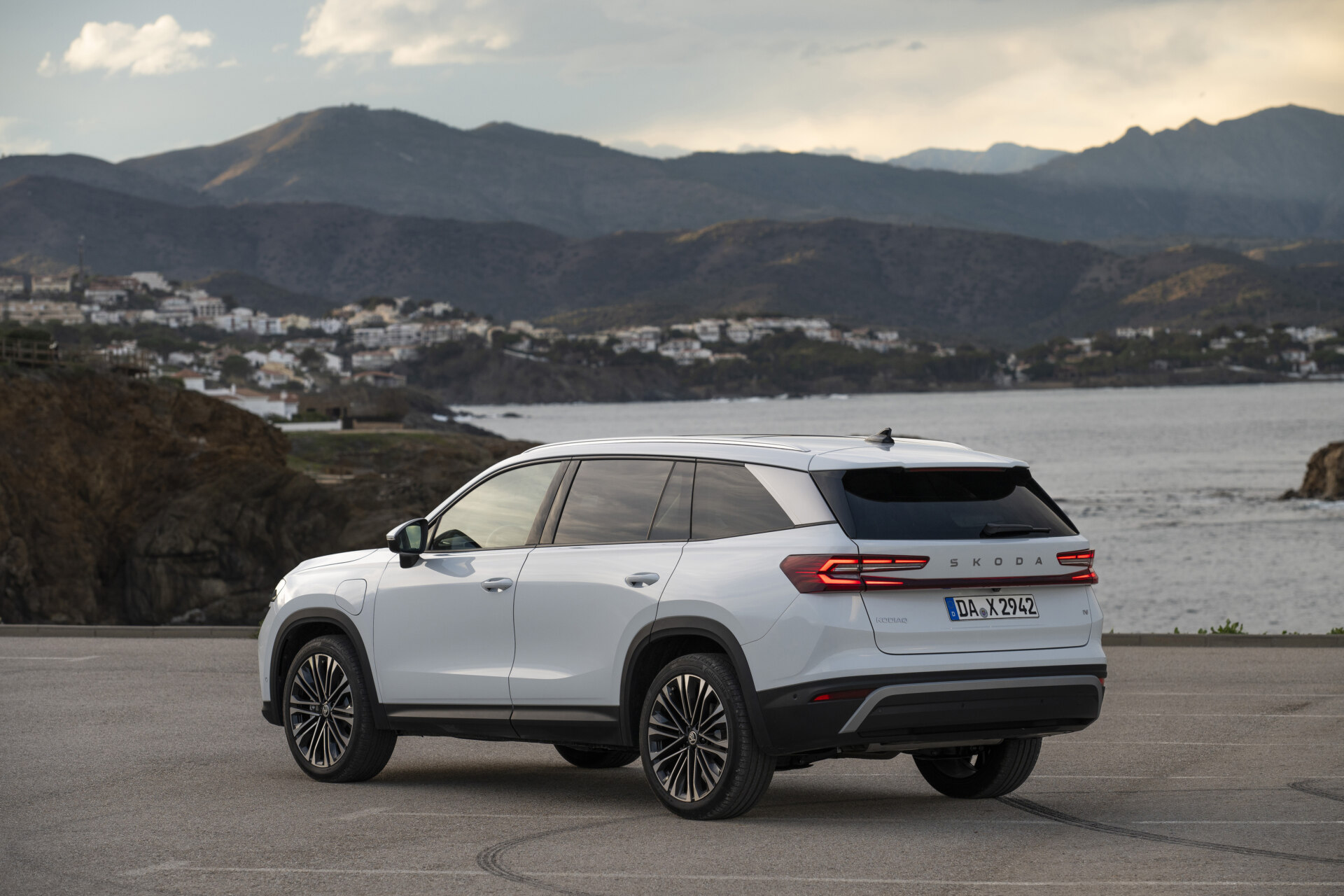 Škoda Kodiaq iV второго поколения, вид сзади