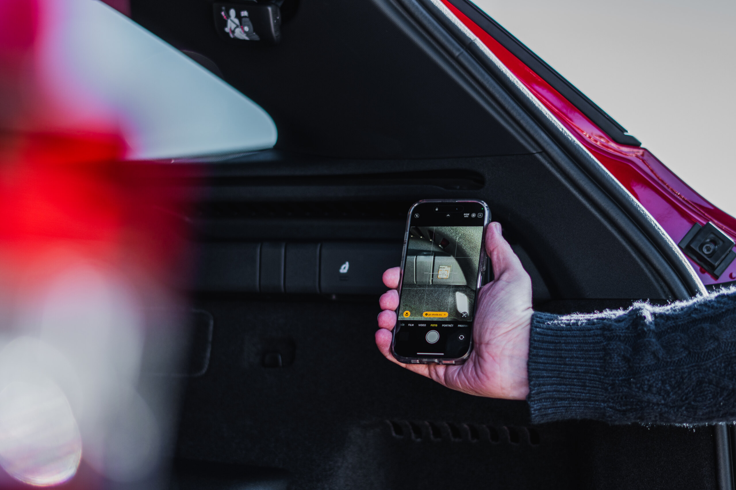 Per QR-Code zu smarten Features - Škoda Storyboard