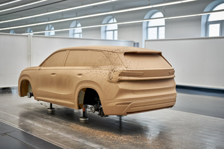 Clay model of Škoda Kodiaq