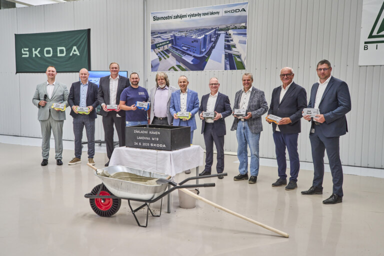 Posílení budoucnosti hlavního závodu: Škoda Auto položila základní kámen vysoce moderní lakovny