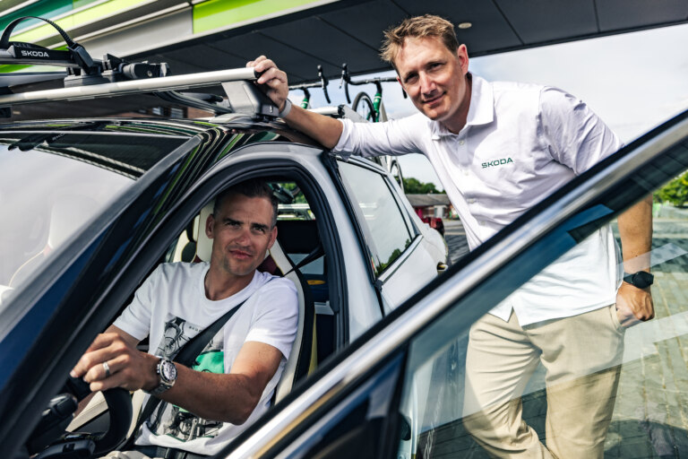 Zdeněk Štybar and Andy Schleck