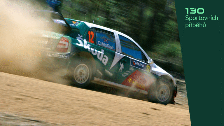 2005: Legendární Colin McRae za volantem Škody