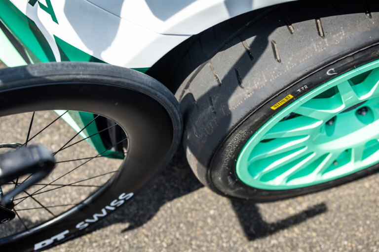 Good tyres are key to the handling and speed of both machines.