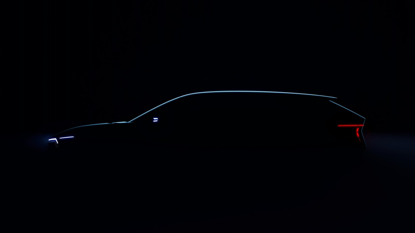 Škoda Vision O: First concept car silhouettes give a glimpse of the brand’s future <br />in the estate segment