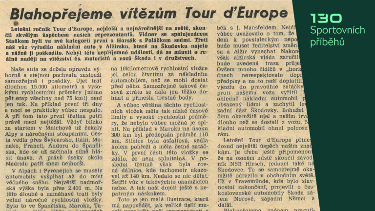 1963: Vidner triumfuje v přetěžké Tour d'Europe