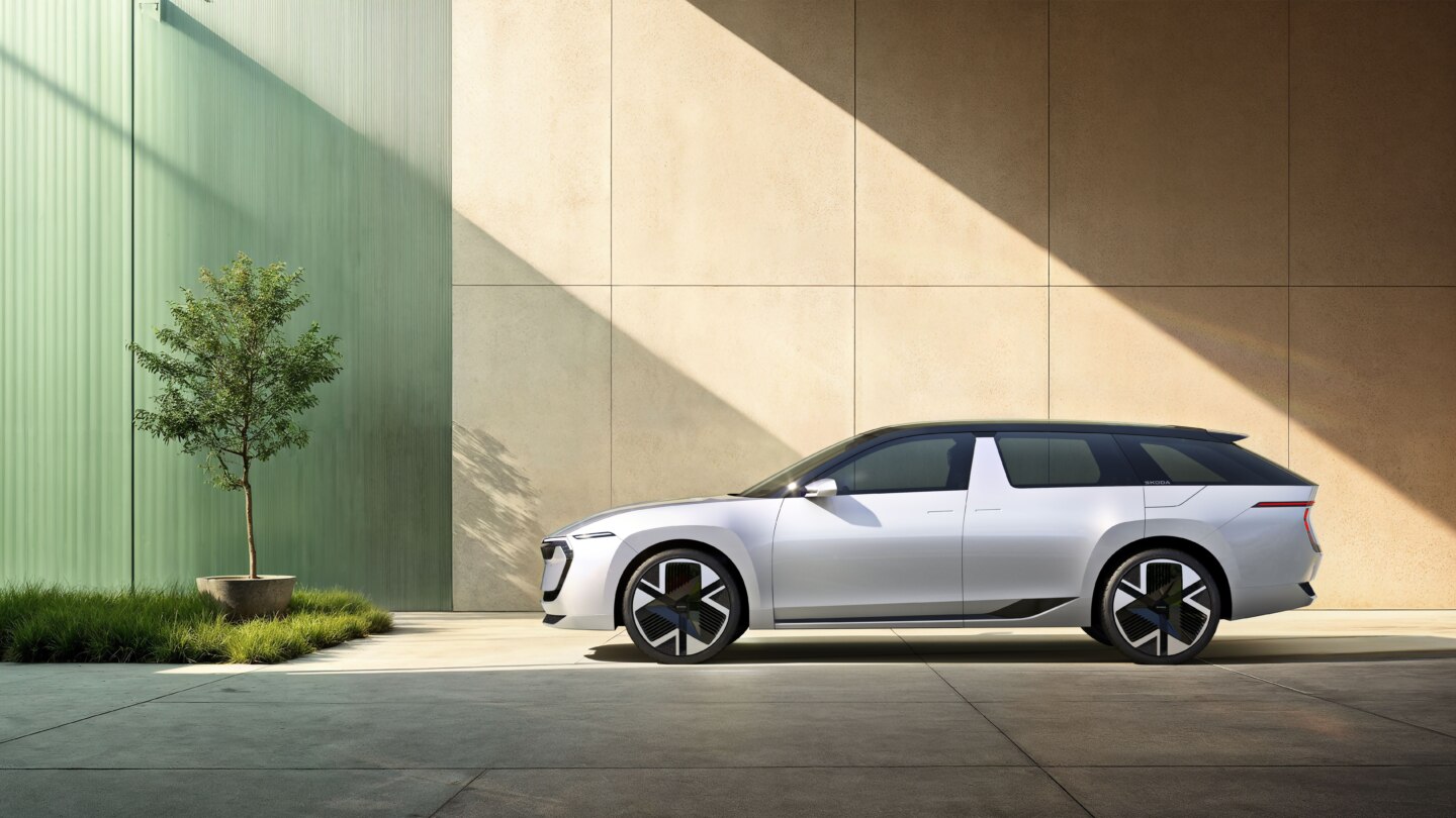 Škoda Vision O: Elektrifikované kombi budoucnosti s novou generací designového jazyka Modern Solid