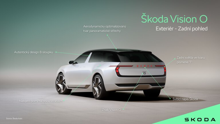 Škoda Vision O | Exteriér zadní pohled