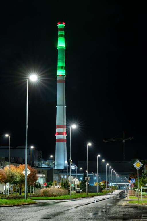 Škoda Auto pokračuje v oslavách 130 let své existence rozsvícením komínu teplárny ŠKO-ENERGO